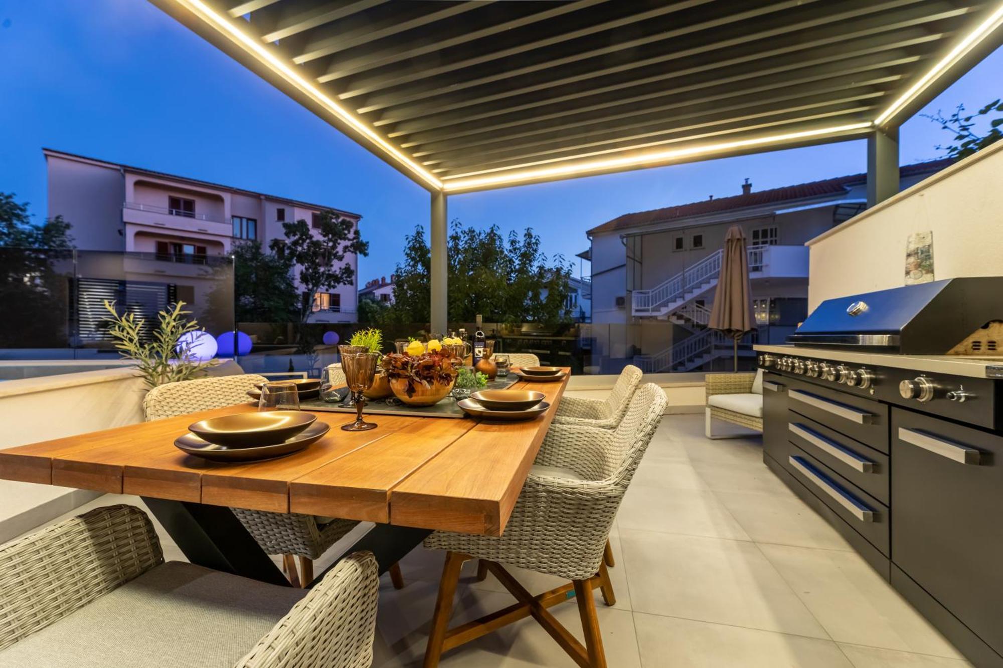 Villa Aurea Apartments Malinska De Luxe Ngoại thất bức ảnh